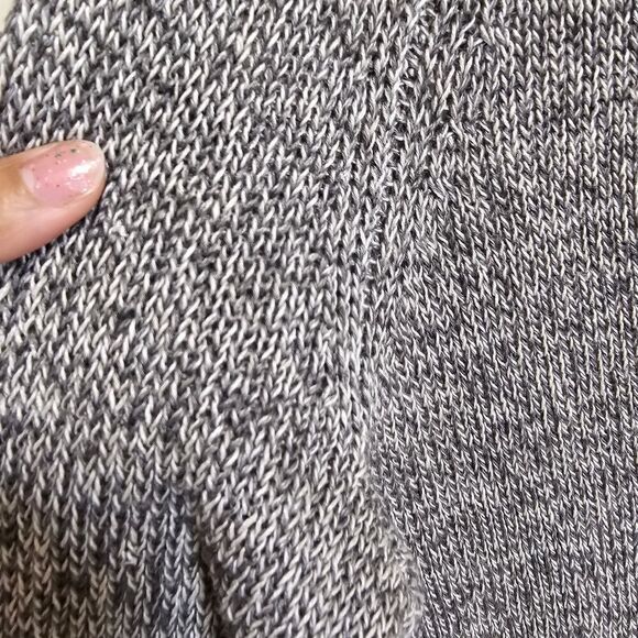 Brochu Walker Womens Linen Lace-Up Long Sleeve Pullover Sweater Gray Size M - Picture 4 of 8